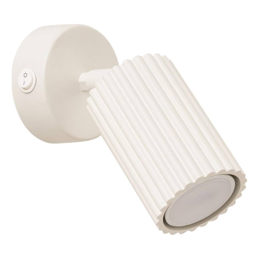 Brilagi - Aplique LED orientable de pared CRESTO 1xGU10/10W/230V color crema