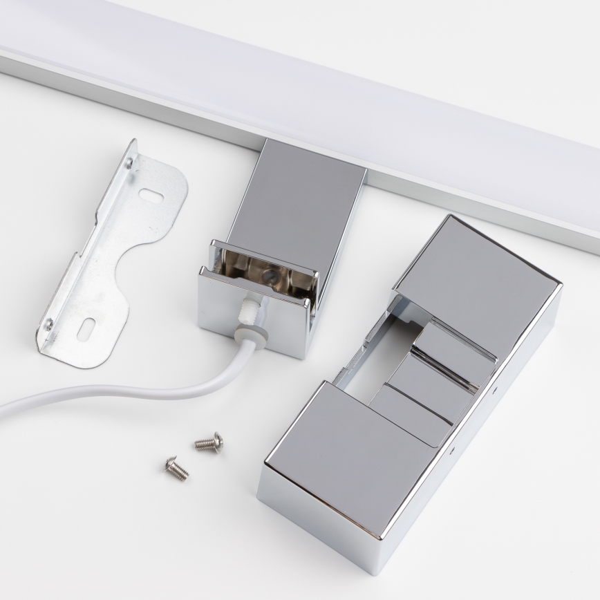 Brilagi - Iluminación LED para espejo de baño 3 en 1 VESTRA LED/6W/230V 30 cm IP44 cromado brillante