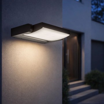 Brilagi - Aplique LED para exterior ANKLE LED/18W/230V 3000K IP65 antracita