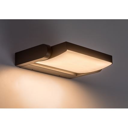 Brilagi - Aplique LED para exterior ANKLE LED/18W/230V 3000K IP65 antracita