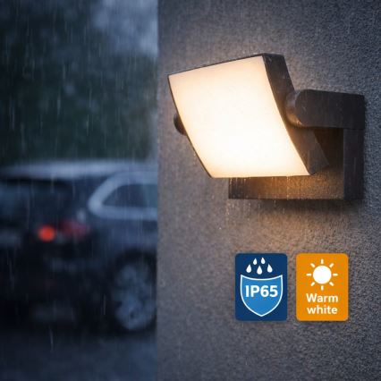 Brilagi - Aplique LED para exterior ANKLE LED/18W/230V 4000K IP65 antracita