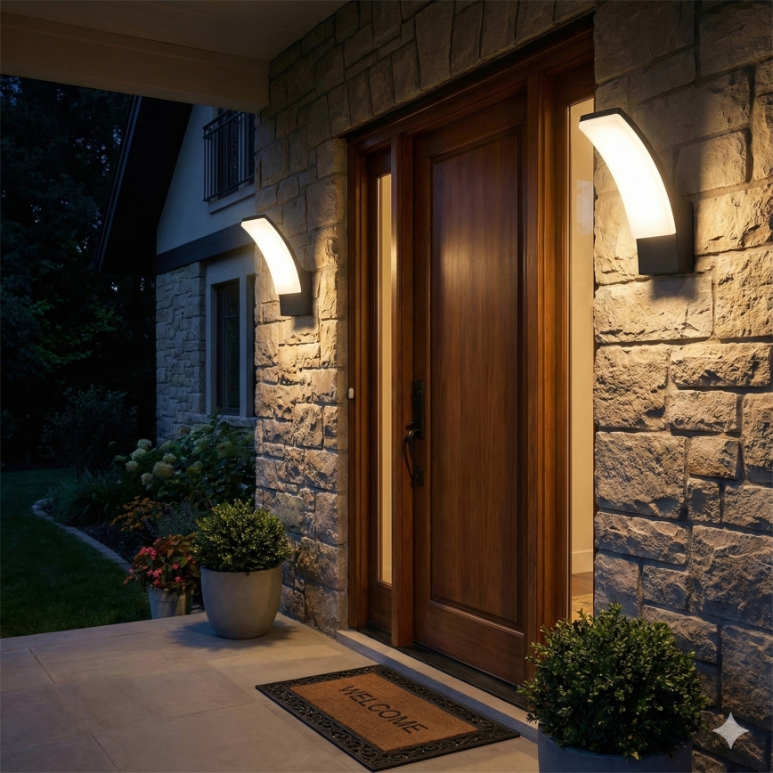 BRILAGI - Aplique LED para exterior ARCELO LED/9W/230V IP44