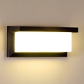 Brilagi - Aplique LED para exterior BRICKY LED/12W/230V negro IP54