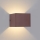 Brilagi - Aplique LED para exterior DONNANI LED/5W/230V 10 cm marrón IP44