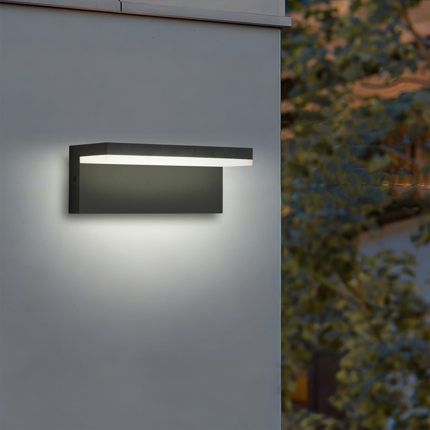 Brilagi - Aplique LED para exterior TESSI LED/10W/230V negro IP54