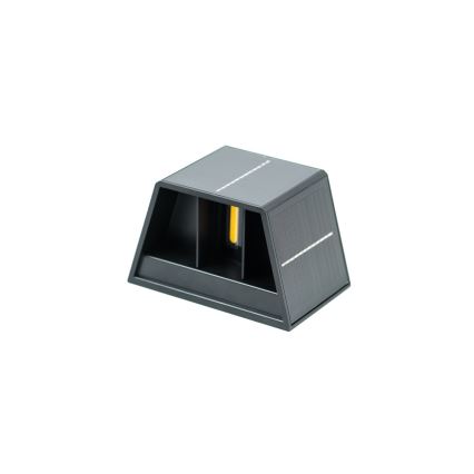 Brilagi - Aplique LED solar SOLAR CUBE LED/2W/3,2V 1300 mAh IP54