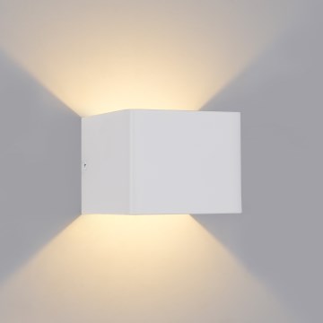 Brilagi - Aplique mural LED para exterior DONNANI LED/5W/230V 10 cm blanco IP44