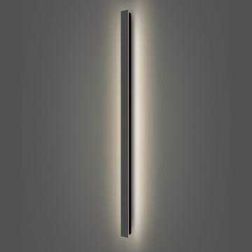 Brilagi - Aplique mural LED para exterior LINEAR LED/32W/230V 4000K IP65 140 cm negro CRI 90