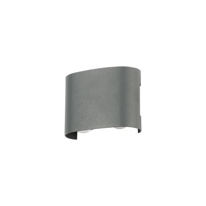 Brilagi - Aplique mural LED para exteriores FLAREBOX LED/4W/230V antracita IP65