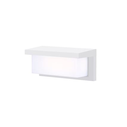 Brilagi - Aplique de pared LED regulable para exterior BRICKY 1xE27/6W/230V 2700-6500K IP54 blanco