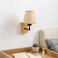 Brilagi - Aplique NUBILA WOOD 1xE27/25W/230V roble/marrón claro