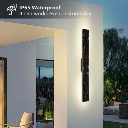 BRILAGI - Aplique solar de pared LED regulable SUN LED/5,5W/3,7V 100 cm 6000 mAh IP44