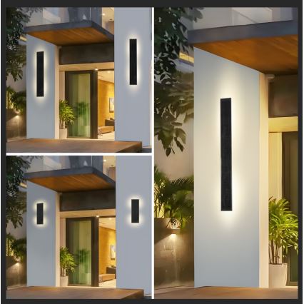BRILAGI - Aplique solar de pared LED regulable SUN LED/5,5W/3,7V 100 cm 6000 mAh IP44