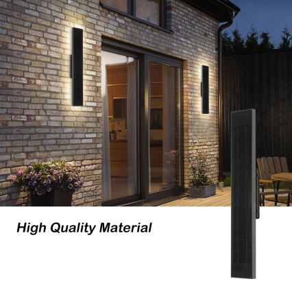 BRILAGI - Aplique solar de pared LED regulable SUN LED/4W/3,7V  60 cm 4000 mAh IP44