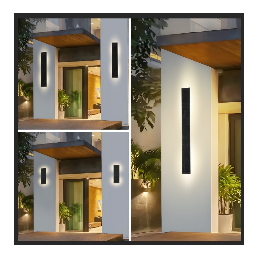BRILAGI - Aplique solar de pared LED regulable SUN LED/4W/3,7V  60 cm 4000 mAh IP44