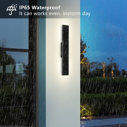 BRILAGI - Aplique solar de pared LED regulable SUN LED/4W/3,7V  60 cm 4000 mAh IP44