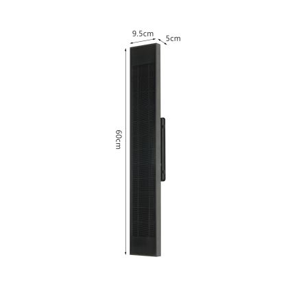 BRILAGI - Aplique solar de pared LED regulable SUN LED/4W/3,7V  60 cm 4000 mAh IP44