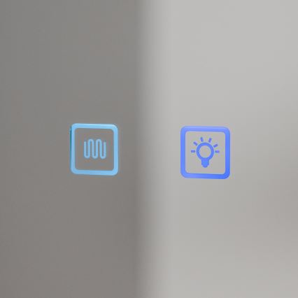BRILAGI - Armario de baño con espejo e iluminación LED integrada TRABIA SINGLE 60x70 cm