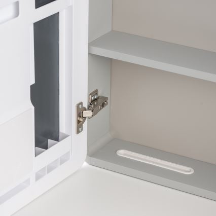 BRILAGI - Armario de baño con espejo y luz LED NOTO DOUBLE 77x70 cm