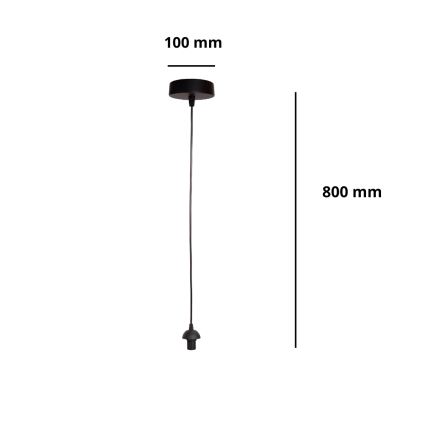 BRILAGI - Cable de alimentación PARTY 1xE14/60W/230V negro