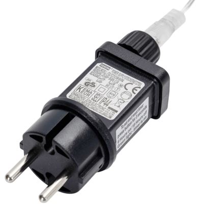 Brilagi - Cadena de luces LED para exterior 200 LEDs/8 funciones 13x0,6m IP44 blanco frío