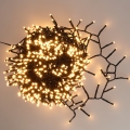 BRILAGI - Cadena de luces navideñas LED para exterior 800xLED 21m IP44 blanco cálido