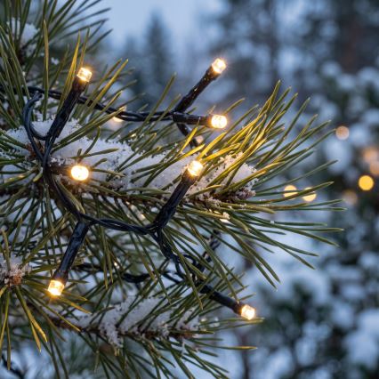BRILAGI - Cadena de luces navideñas LED para exterior 800xLED 21m IP44 blanco cálido