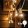 Brilagi - Cadena decorativa LED para exterior GIRLANDA 10xE12/0,6W/230V 8m blanco IP44 blanco cálido
