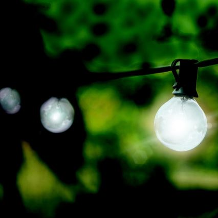 BRILAGI - LED Cadena decorativa de exterior GIRLANDA 25xE12/0,8W/230V 20m IP44 blanco frío