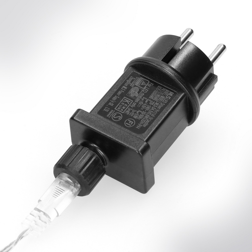 Brilagi - Cadena LED para exterior 150 LEDs 5 m IP44 blanco frío efecto de fuegos artificiales