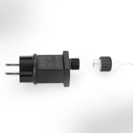 Brilagi - Cadena LED para exterior 150 LEDs 5 m IP44 blanco frío efecto de fuegos artificiales
