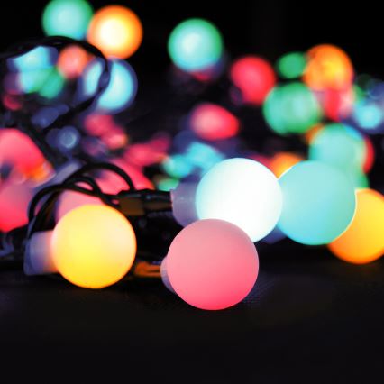 Brilagi - Guirnalda LED RGBW para exterior con 100 LEDs, 8 funciones, 15 m, IP44 + mando a distancia