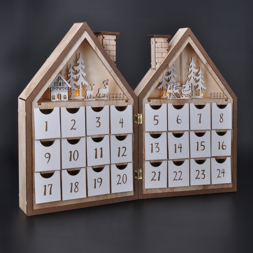 BRILAGI - Calendario de Adviento LED/2xAAA