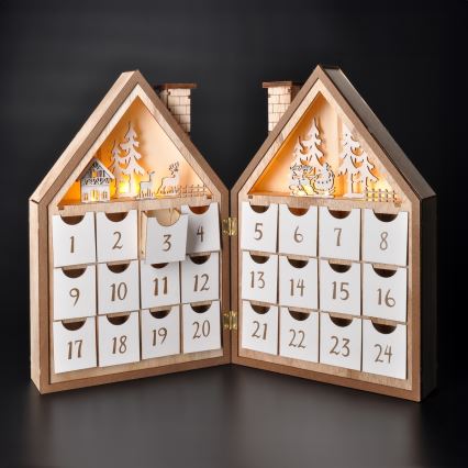 BRILAGI - Calendario de Adviento LED/2xAAA