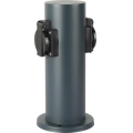 Brilagi - Columna de enchufes para exterior PILLAR 2Z SCHUKO 230V IP44 antracita