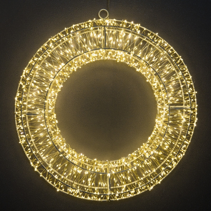 Brilagi - Corona navideña exterior LED/6W/230V IP44 50 cm