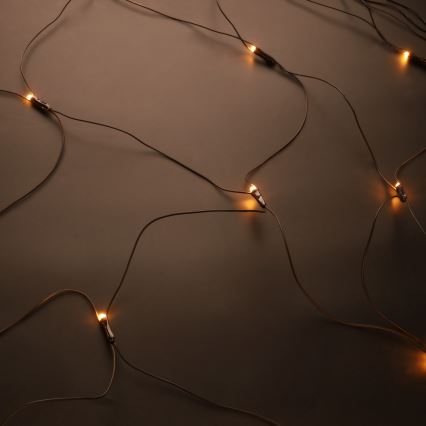 Brilagi - Cortina de luces LED para exterior 160 LEDs 7x2m IP44 blanco cálido