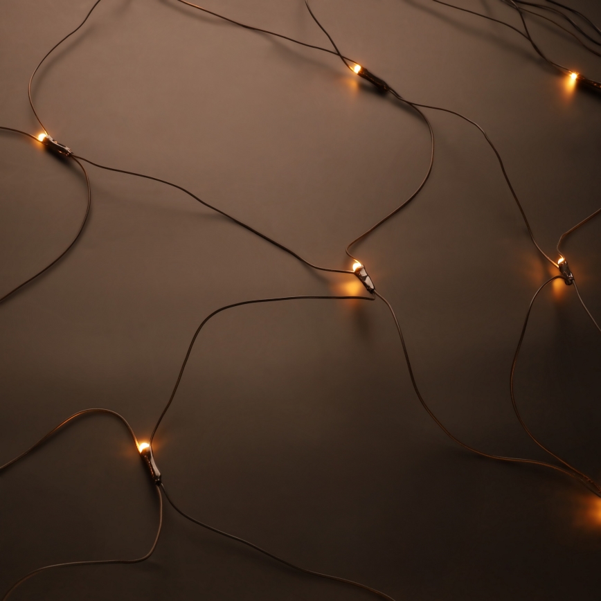 Brilagi - Cortina de luces LED para exterior 160 LEDs 7x2m IP44 blanco cálido