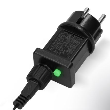 Brilagi - Cortina de luces LED para exterior 160 LEDs 7x2m IP44 blanco cálido