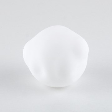Brilagi - Cristal de repuesto para lámpara de araña, aplique y plafón VULCANO G9, diámetro 15 cm, blanco