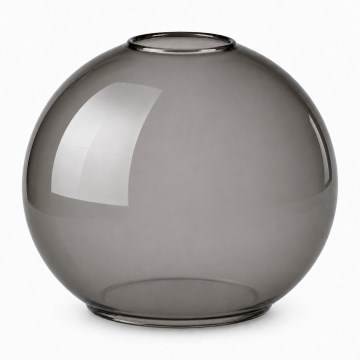 Brilagi - Cristal de repuesto para lámpara de araña DIOR (casquillo E27), diámetro 15 cm, gris ahumado