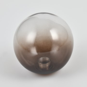 Brilagi - Cristal de repuesto para lámpara de techo, aplique y lámpara MISTEL, MILLA, diámetro 12 cm, marrón ahumado