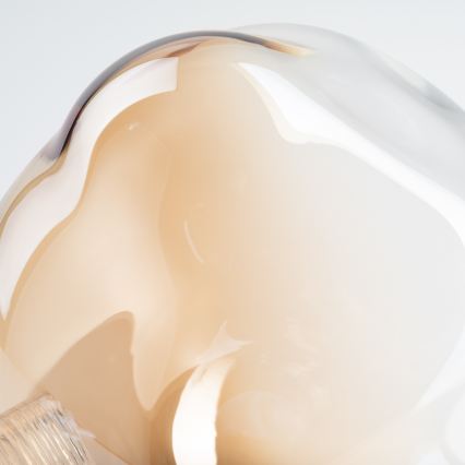 BRILAGI - Cristal de repuesto para lámpara de araña, aplique y luminaria de techo LAVA/VULCANO G9 diámetro 15 cm beige ahumado