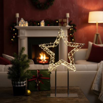 Brilagi - Decoración navideña exterior LED/3,6 W/230 V IP44 44x30 cm estrella