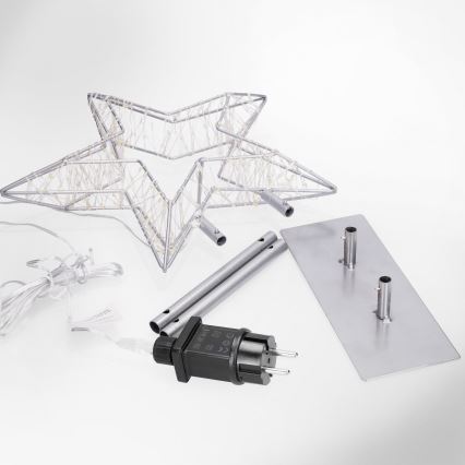 Brilagi - Decoración navideña exterior LED/3,6 W/230 V IP44 44x30 cm estrella