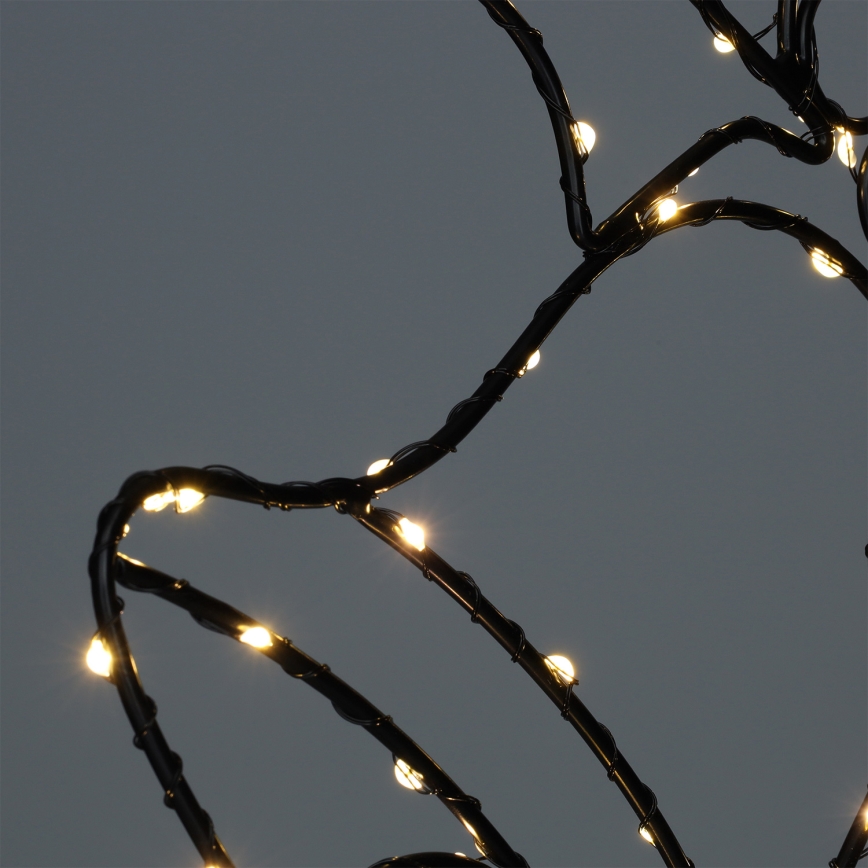 Brilagi - Decoración navideña exterior LED/3xAA IP44 55x32 cm cascabeles