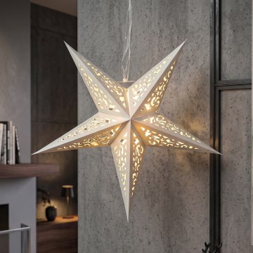 BRILAGI - Decoración navideña LED/2xAA 60 cm estrella