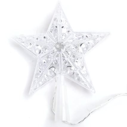 BRILAGI - decoración navideña LED LED/3xAA 21 cm estrella multicolor