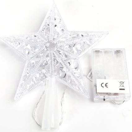 BRILAGI - decoración navideña LED LED/3xAA 21 cm estrella multicolor