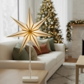 BRILAGI - Decoración navideña LED/3xAA 66x40 cm, estrella